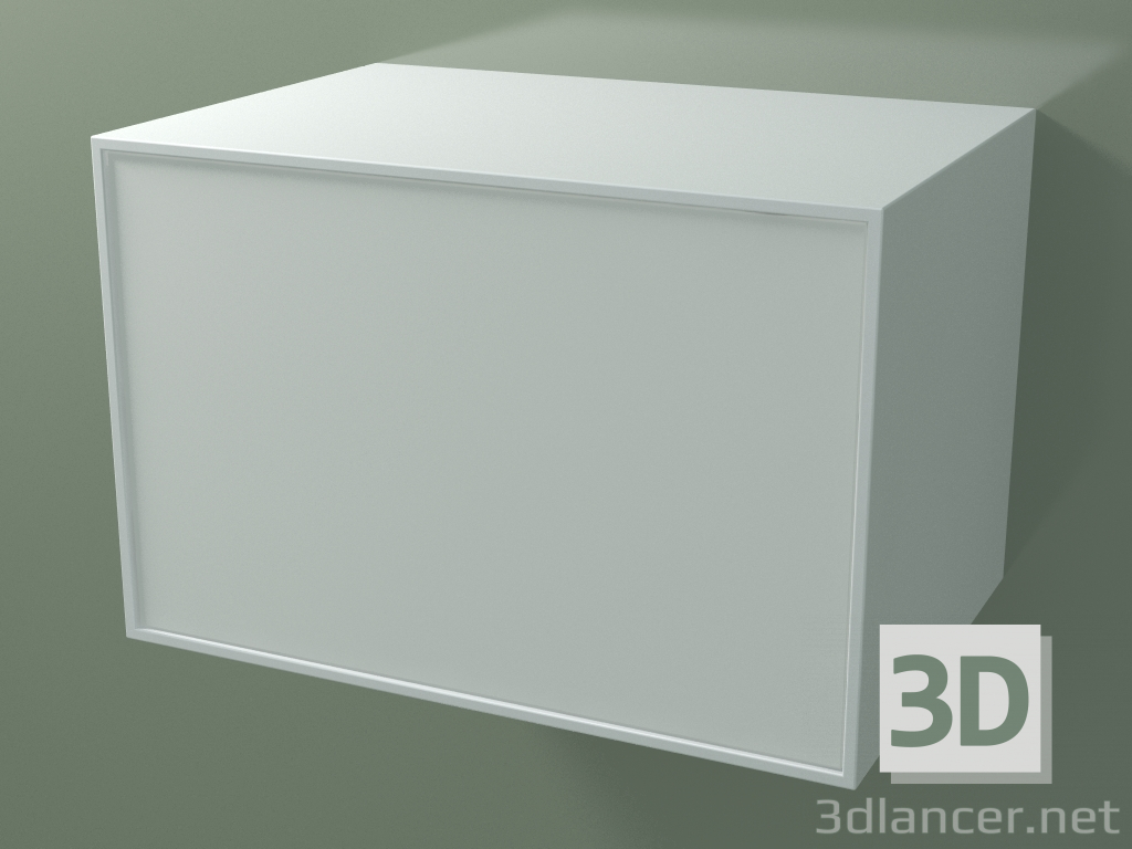 3 डी मॉडल बॉक्स (8AUCCB03, ग्लेशियर व्हाइट C01, HPL P01, L 72, P 50, H 48 सेमी) - पूर्वावलोकन