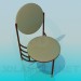 3d модель Трехножный стул – превью