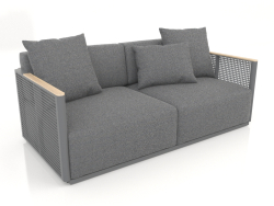 2-seater sofa (Anthracite)