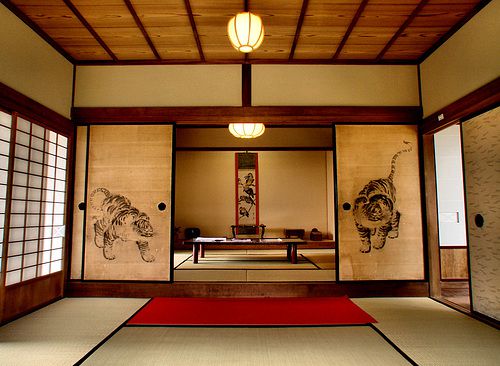 A delicate matter: Japanese interior western house