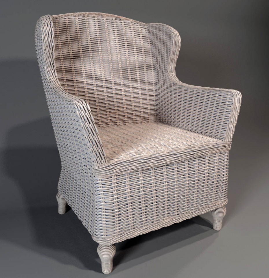 Armchair in 3d max vray image