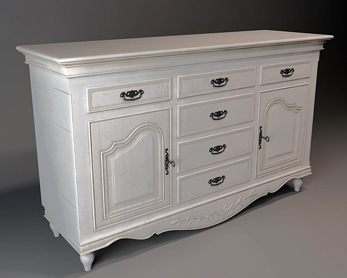 Commode dans 3d max vray image