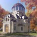 the church in 3d max vray image
