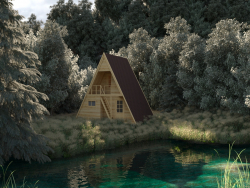 Casa in una foresta