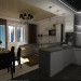 Mutfak oturma odası in 3d max vray 3.0 resim