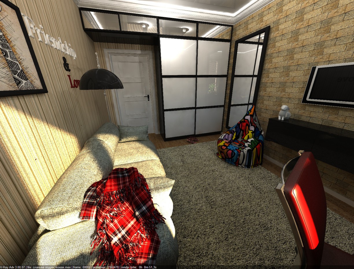 room for teenager room for teenager in 3d max vray 3.0 image