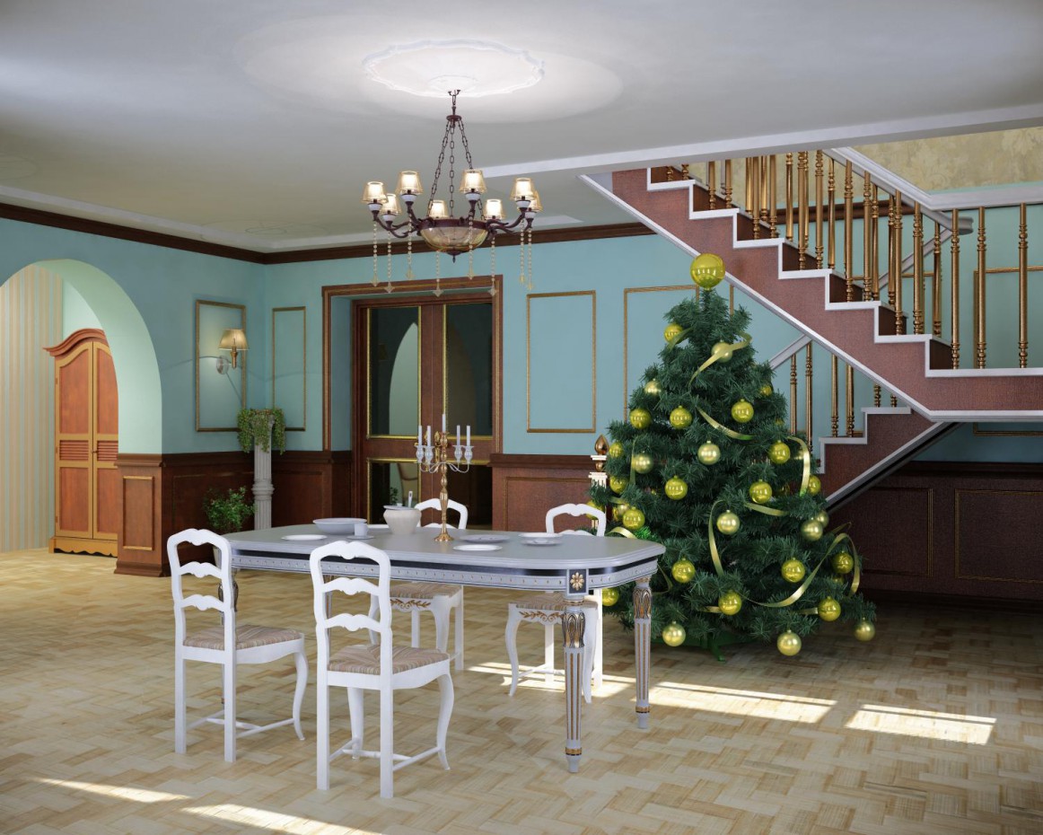 new year's Eve in 3d max vray 2.0 image