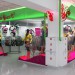 Seção "Rabo de andorinha" de vestuário no centro comercial "Capital" em 3d max vray imagem