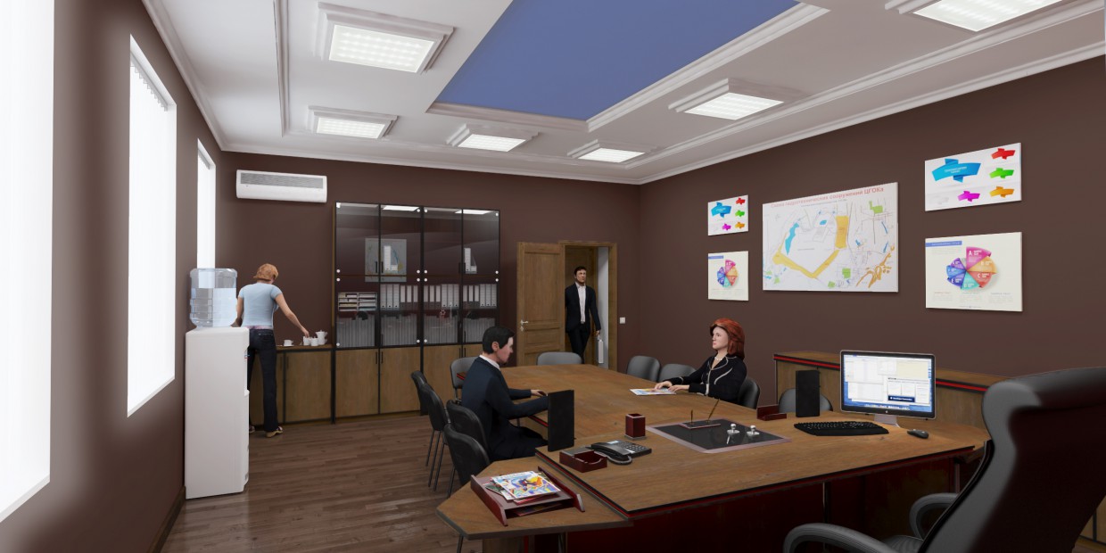 Design project of a water cooler for office Design project of a water cooler for office in 3d max vray image