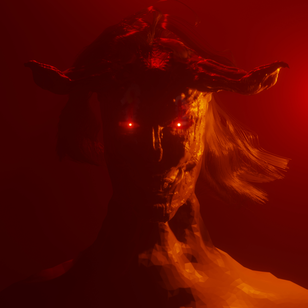 Demons in Blender cycles render image