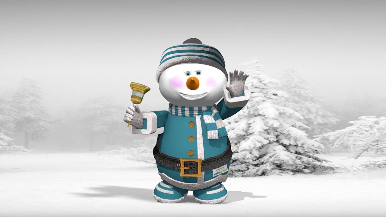 Natale in Cinema 4d maxwell render immagine