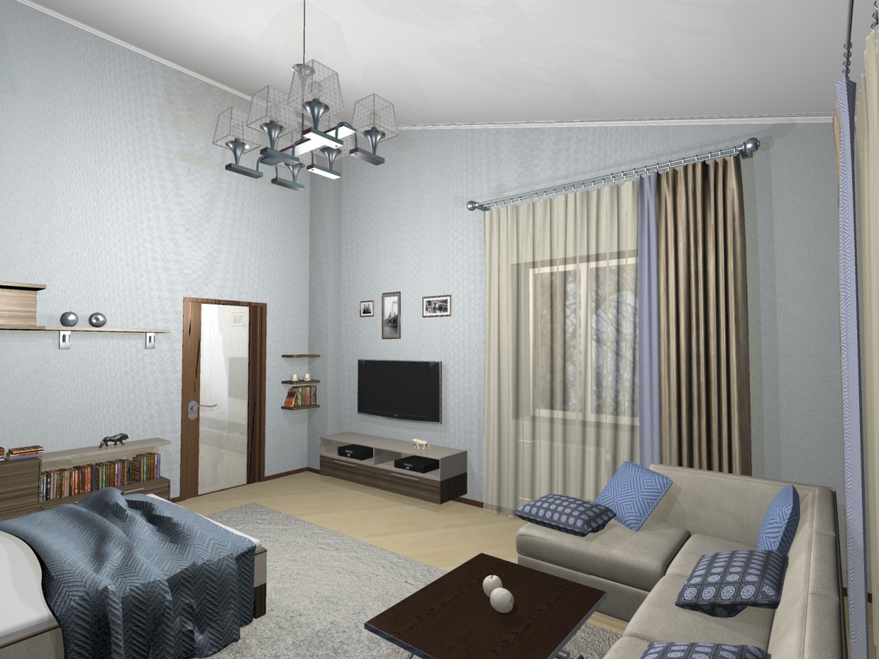 моя кімната моя кімната в 3d max mental ray зображення