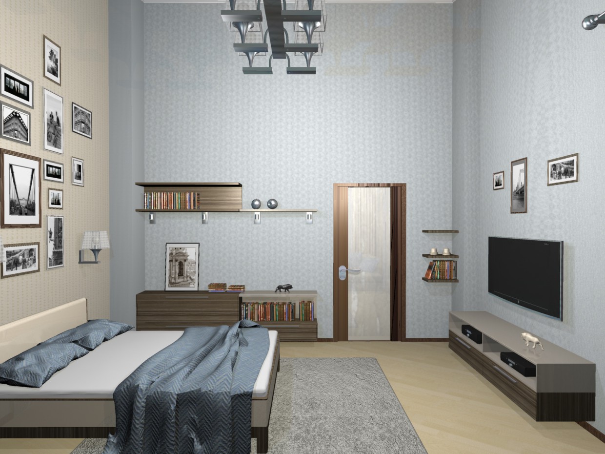 моя кімната моя кімната в 3d max mental ray зображення