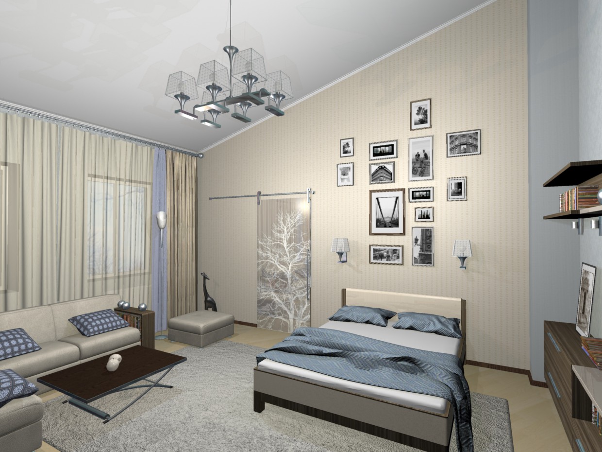 моя кімната моя кімната в 3d max mental ray зображення