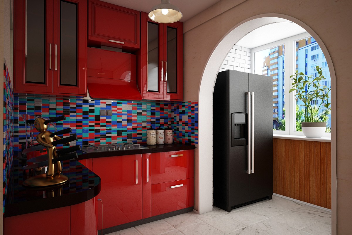 imagen de cocina en 3d max vray 3.0