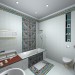 bathroom in options (1) in 3d max mental ray image