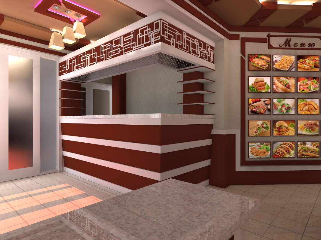 Café de fast food em ArchiCAD Other imagem
