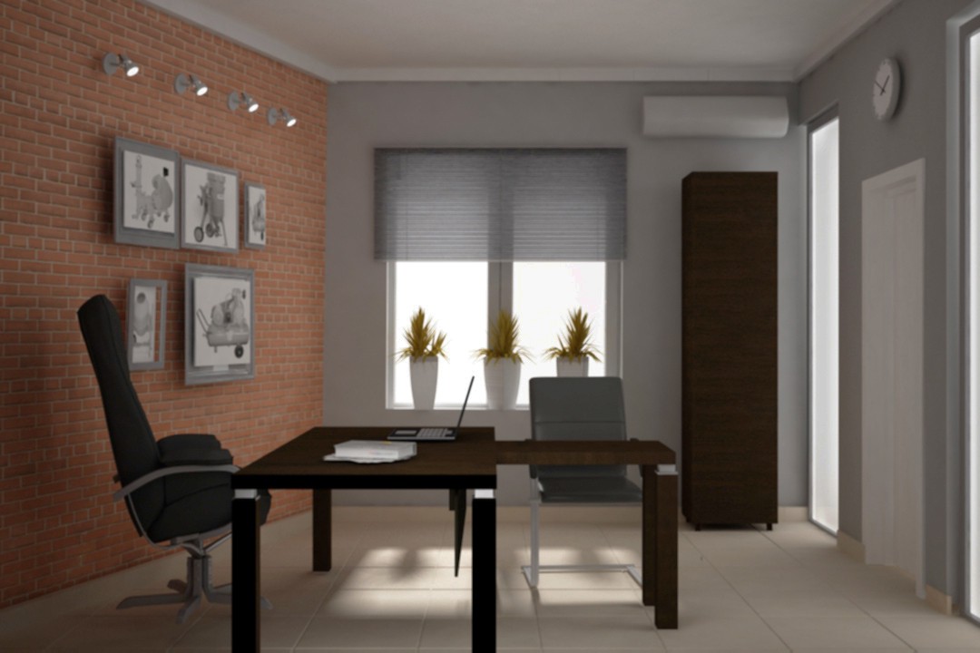 Office Office in 3d max vray image