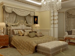 Baroque शैली बेडरूम