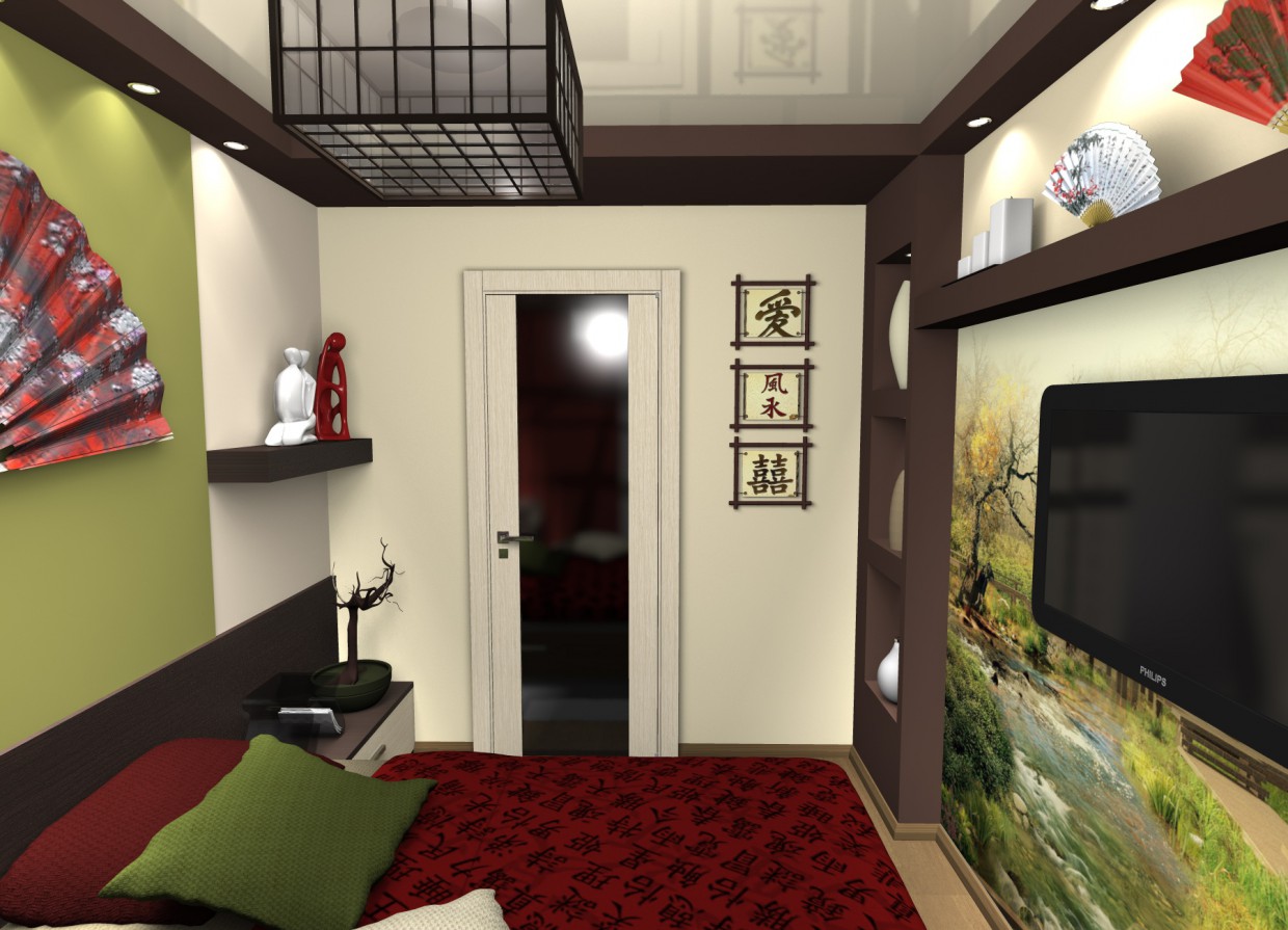 Chambre à coucher dans le style japonais dans Autre chose Other image