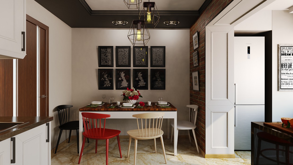 Кухня Кухня в 3d max vray зображення