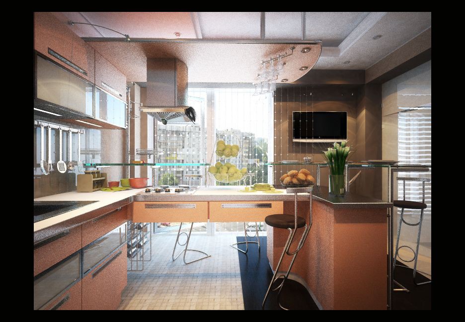 Kitchen Kitchen in 3d max vray image