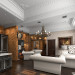 Soggiorno Loft in 3d max vray immagine