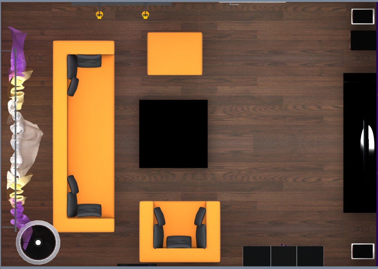 Living room Living room in 3d max vray image