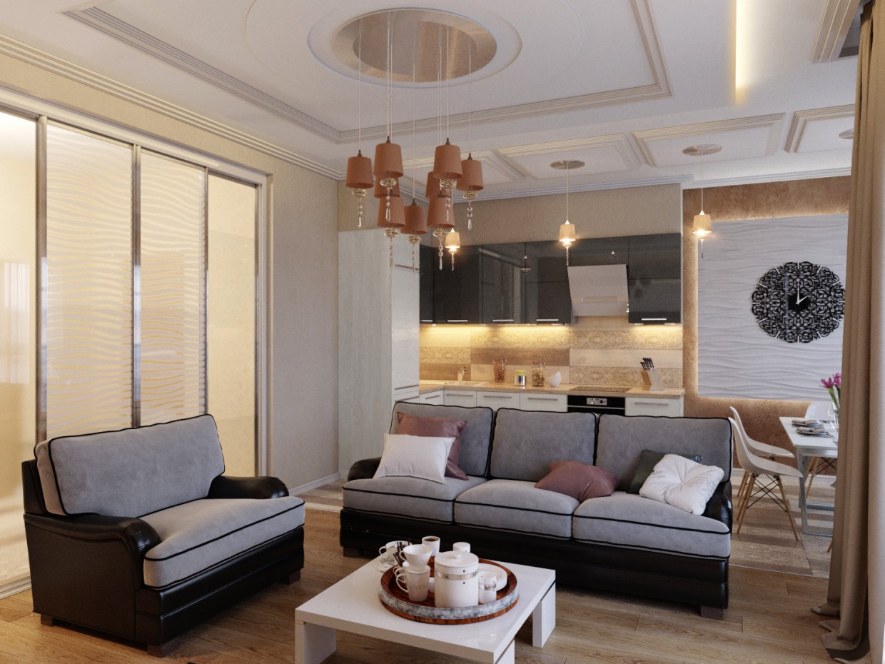 Cocina moderna imagen de Cocina moderna en 3d max corona render