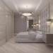 Schlafzimmer in 3d max corona render Bild