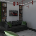 Loft for a young guy in 3d max vray 3.0 image
