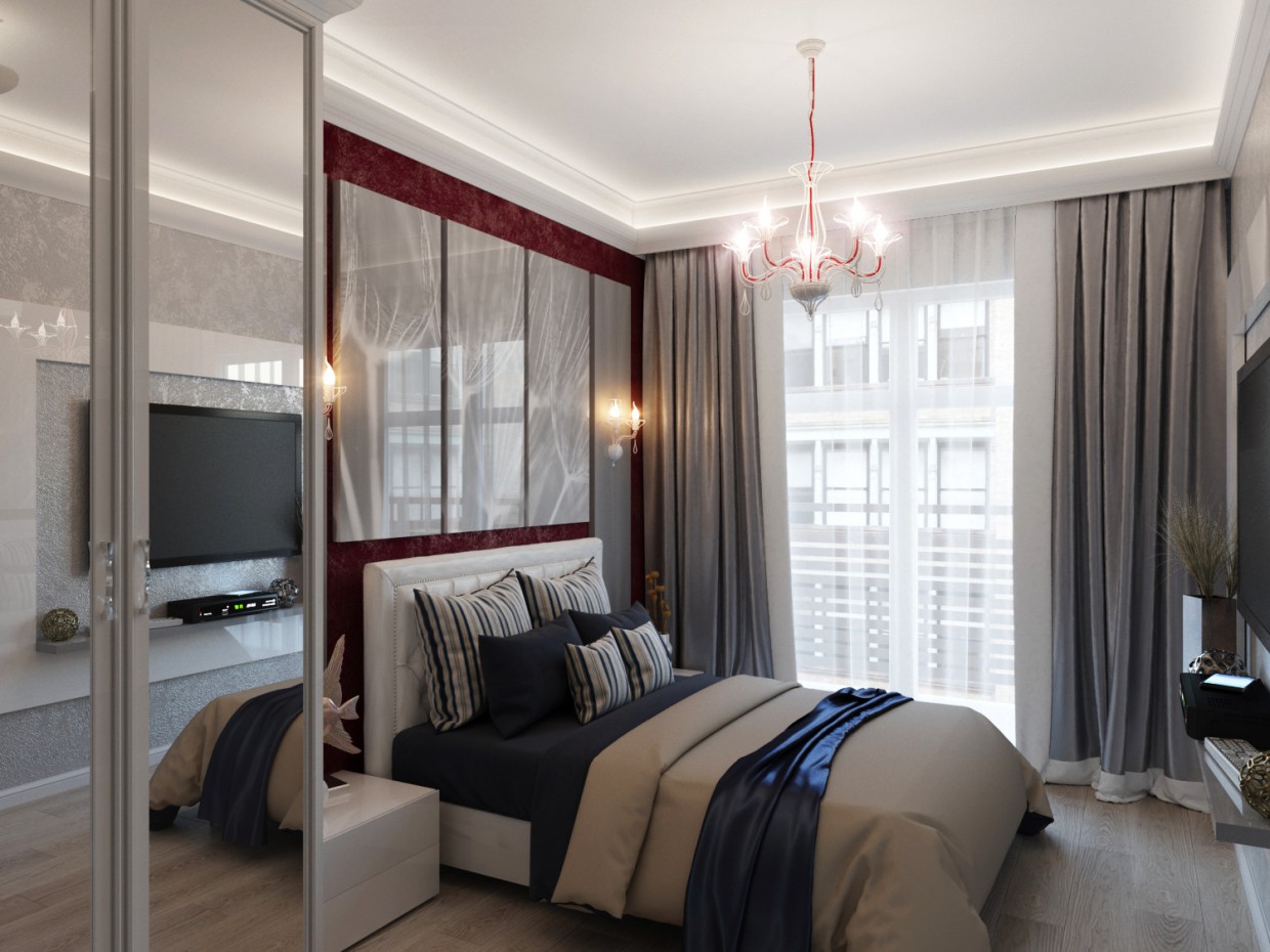 Spalnya_sovrem. imagen de Spalnya_sovrem. en 3d max corona render