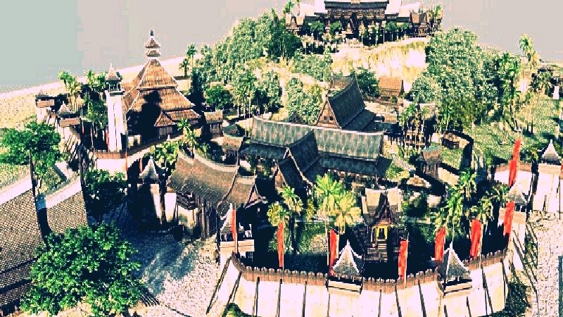 Malacca Sultanate Palace 1477 in 3d max vray 2.5 Bild