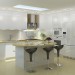 Big kitchen 3D visualization