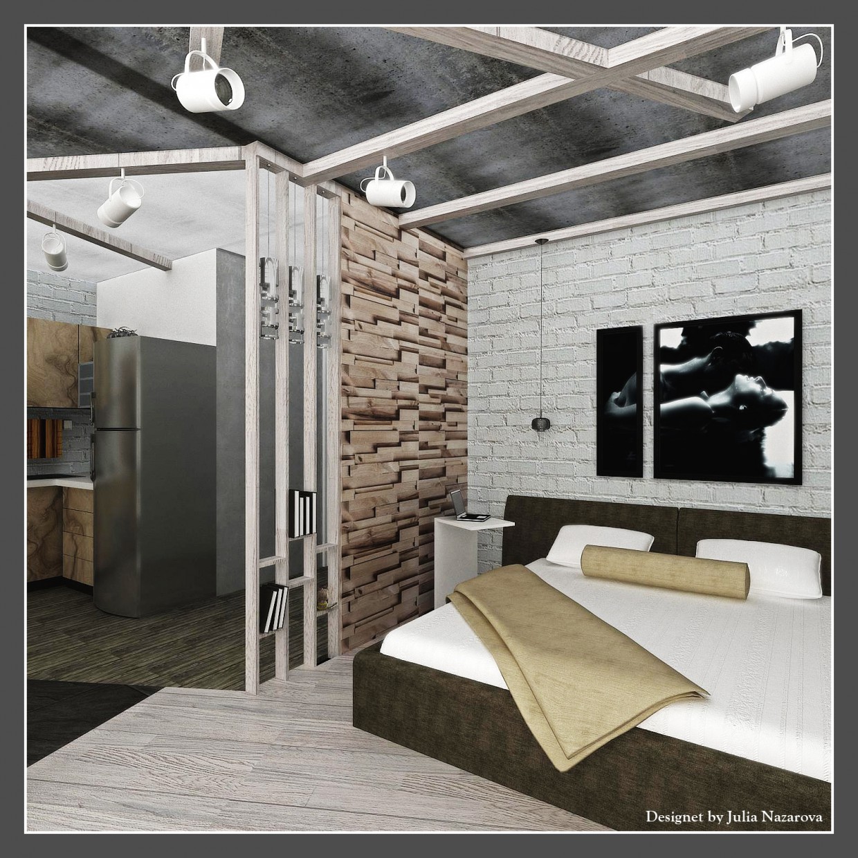 Bedroom + sitting area Bedroom + sitting area in 3d max vray 1.5 image
