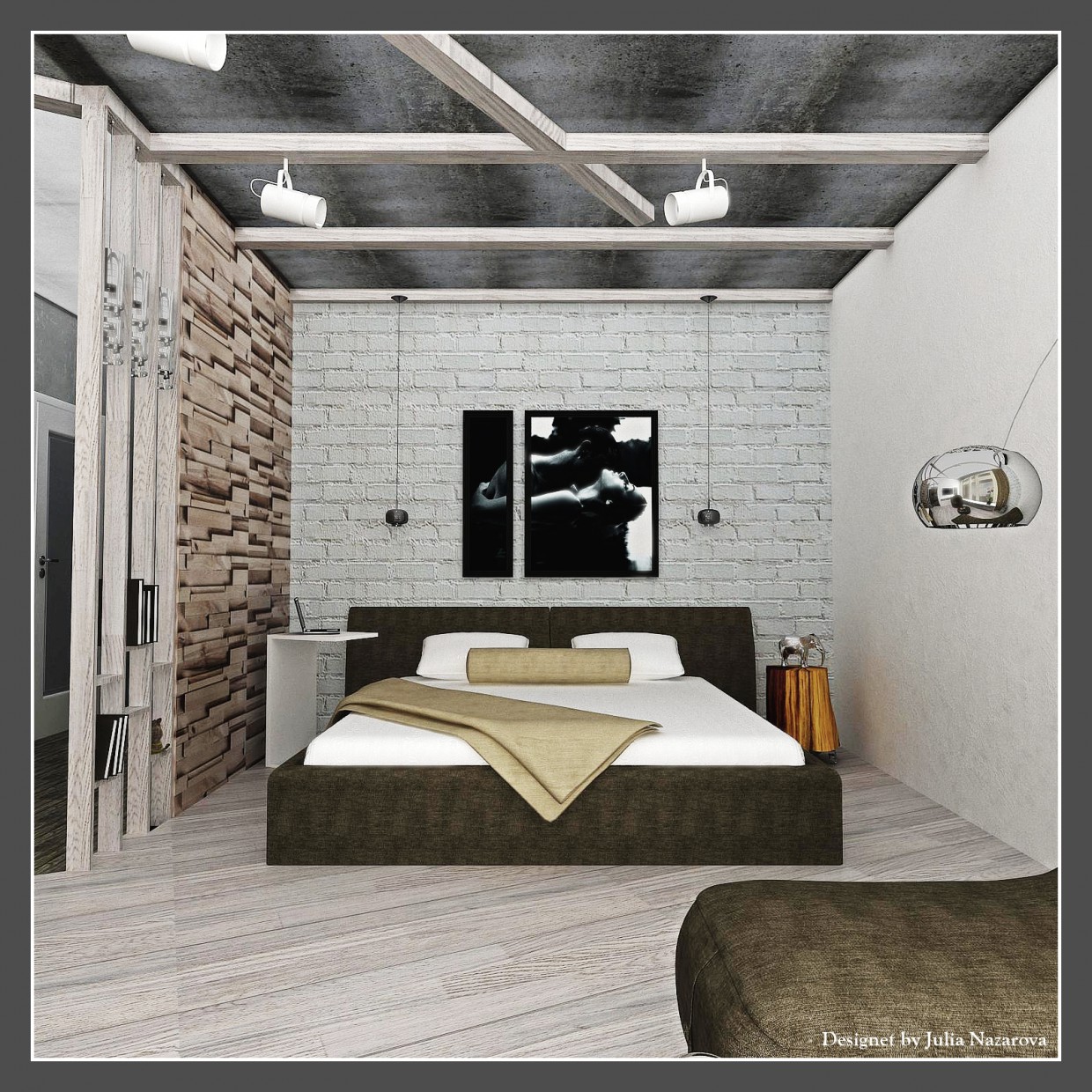 Bedroom + sitting area Bedroom + sitting area in 3d max vray 1.5 image