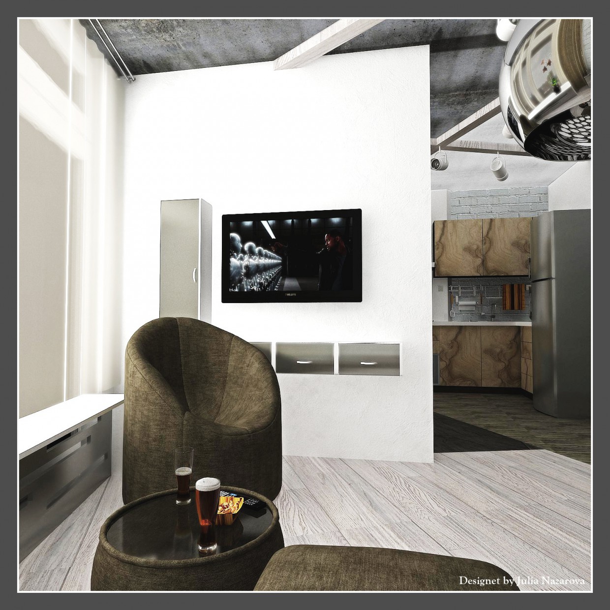 Bedroom + sitting area Bedroom + sitting area in 3d max vray 1.5 image