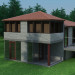 House in a forest in 3d max vray image