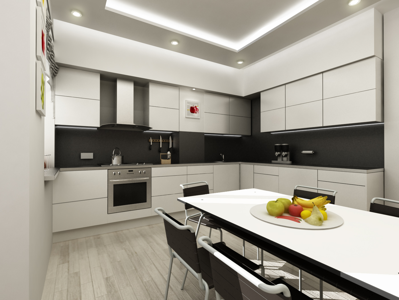 Kitchen in 3d max vray 2.5 image