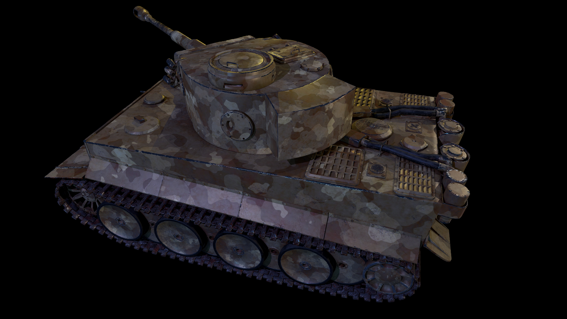 टैंक टाइगर 1 3d max Other में प्रस्तुत छवि