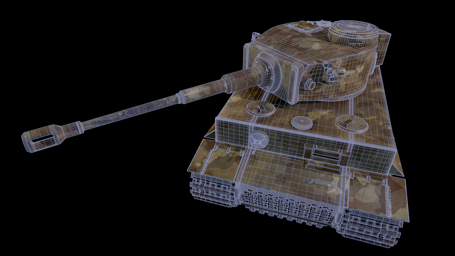Tank Kaplan 1 in 3d max Other resim