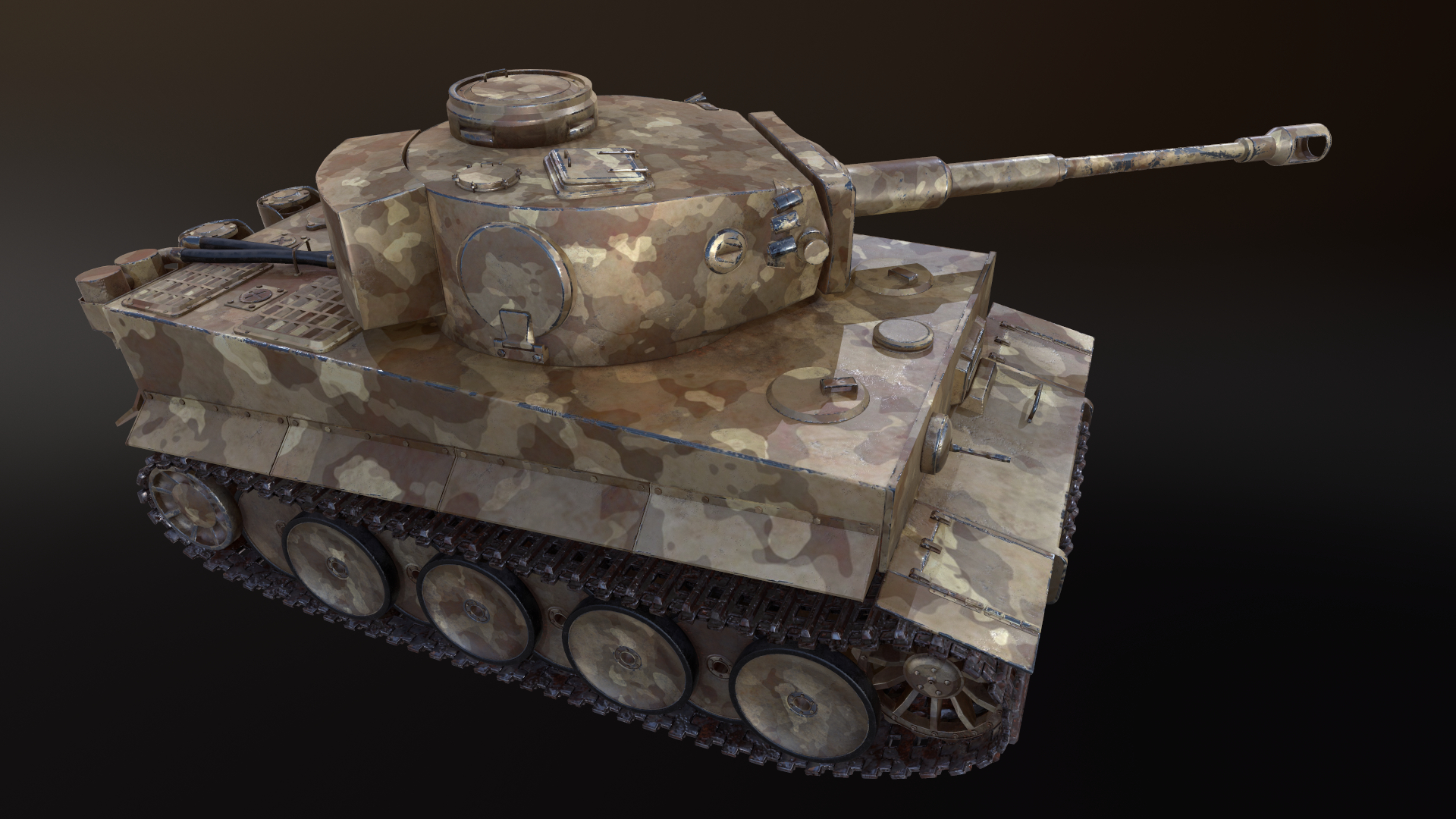 imagen de Tank Tiger 1 en 3d max Other