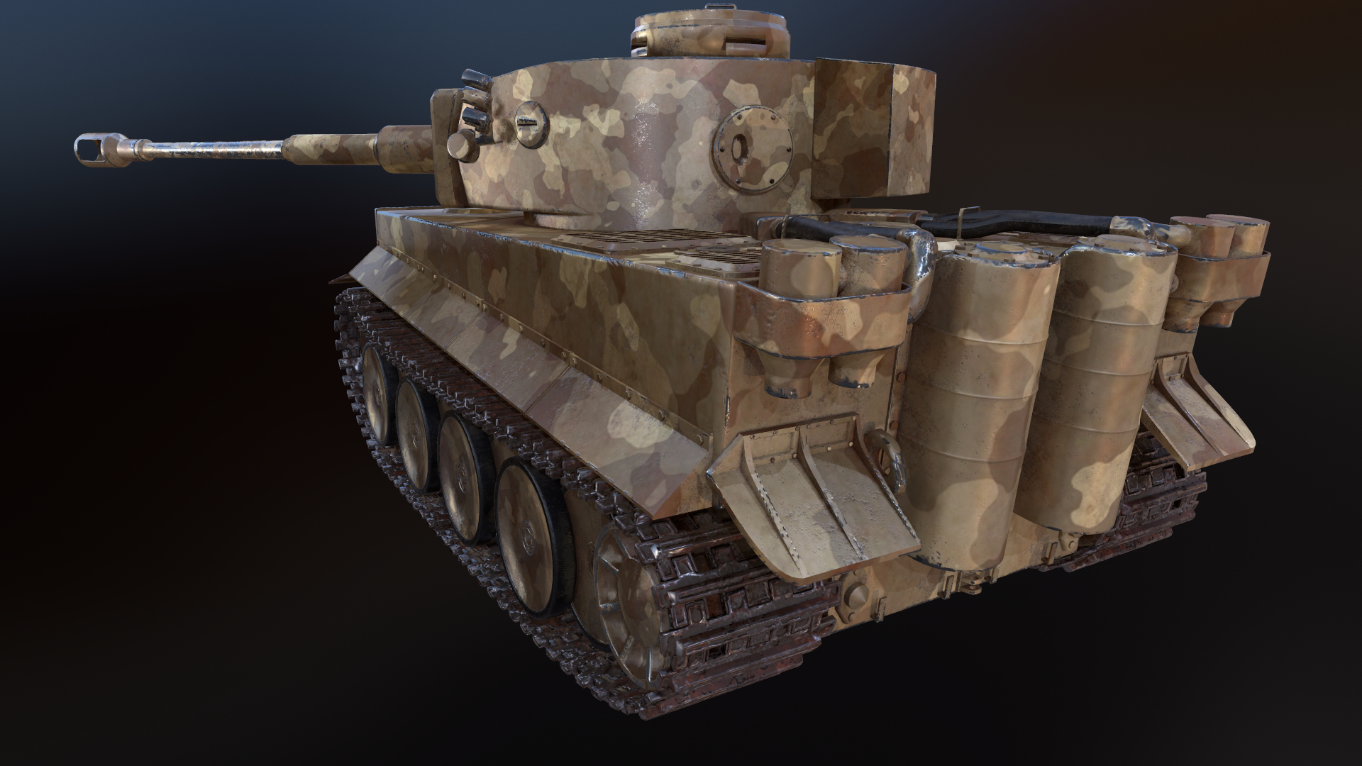 imagen de Tank Tiger 1 en 3d max Other