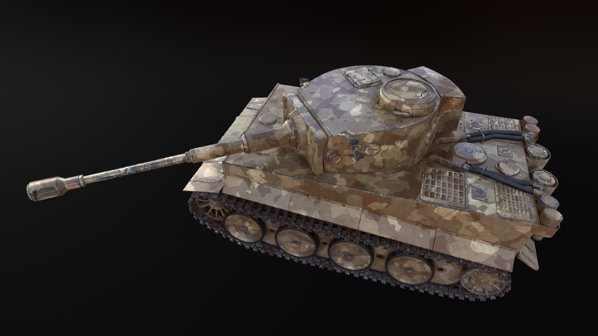 Tank Tiger 1 em 3d max Other imagem