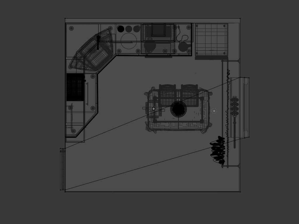 Kitchen "ZEZ" in Blender cycles render image