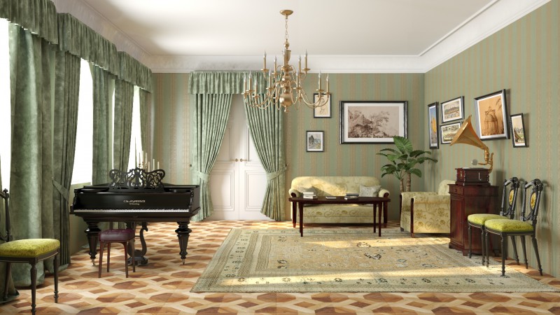 Visualization of the living room Visualization of the living room in 3d max vray 3.0 image
