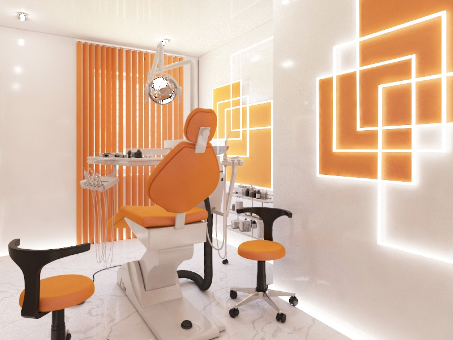 Стоматологическая клиника "Денталь" в 3d max vray 3.0 изображение