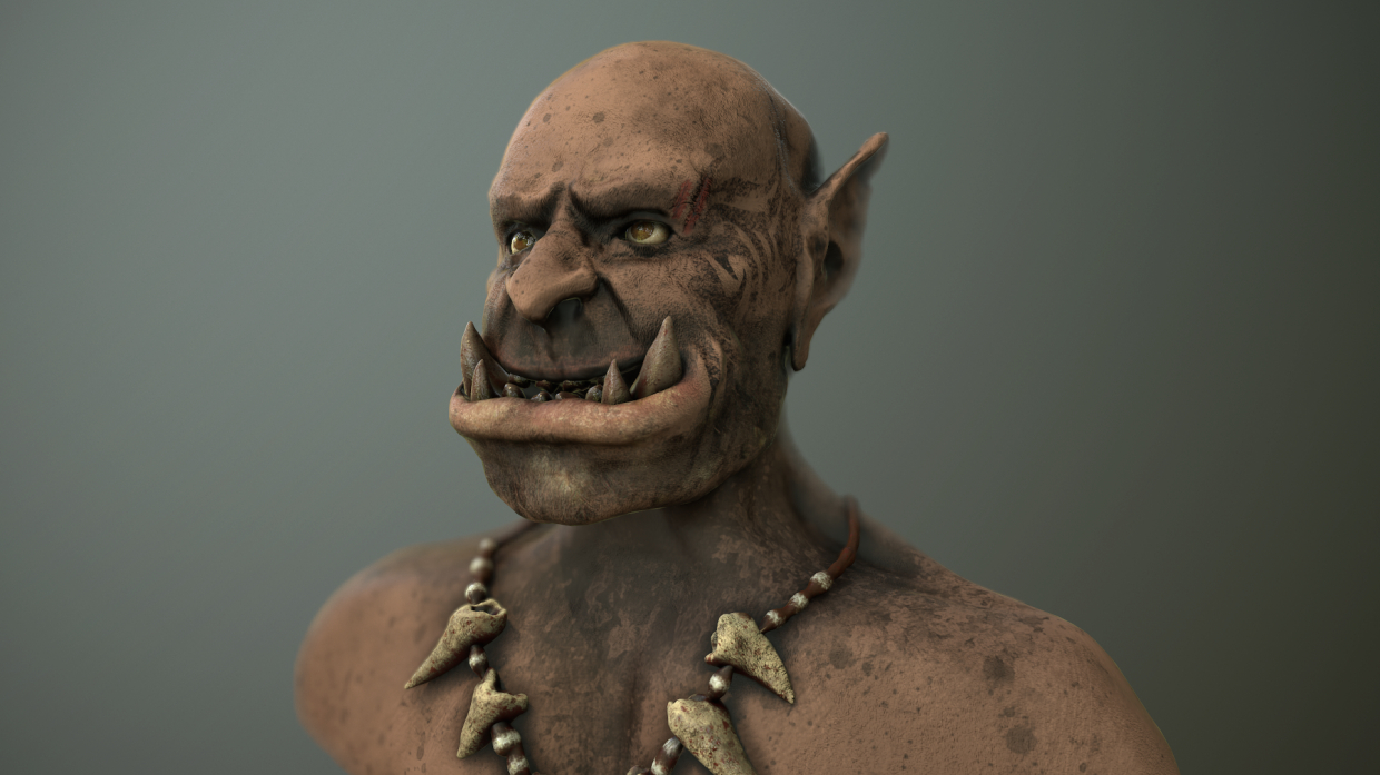 Ork in ZBrush Other resim