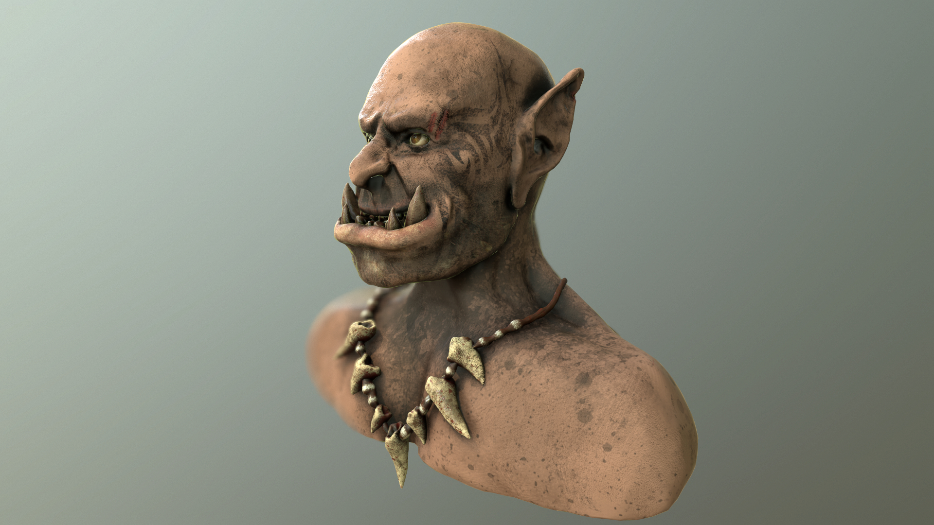 Ork in ZBrush Other resim