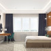 Luxury apartment in hotel in 3d max vray image